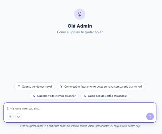 Tela do Assistente